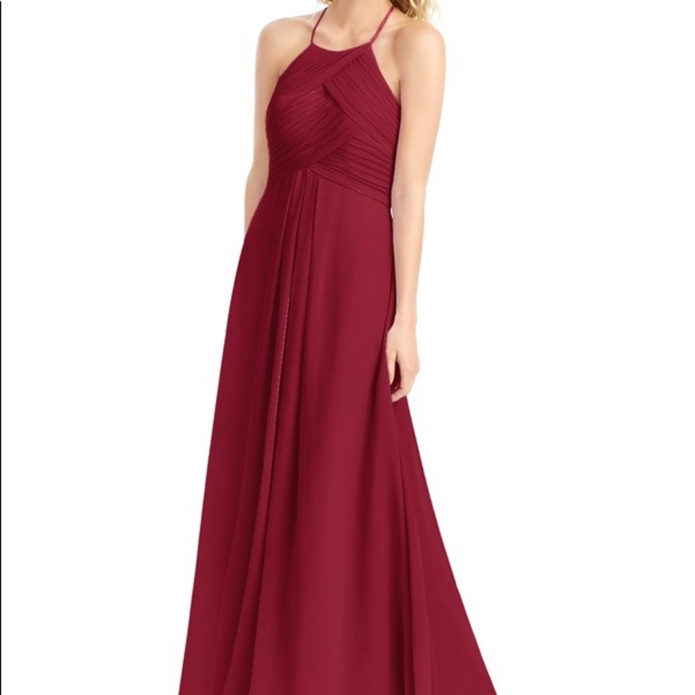 Azazie Burgundy Ginger Bridesmaid Dress